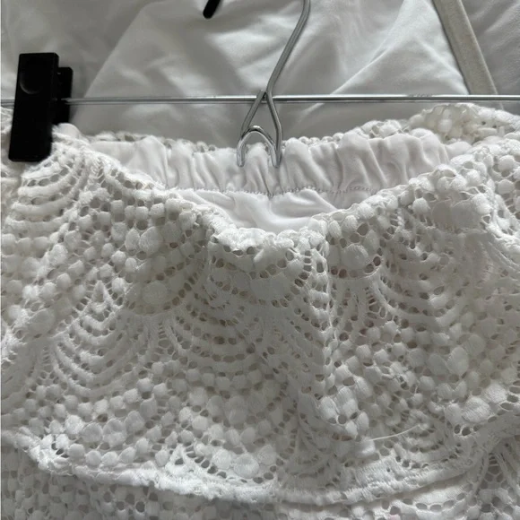 Lilly Pulitzer White Lace Strapless Top Size M - Picture 4 of 4